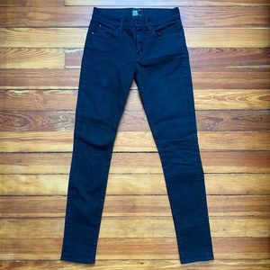 MOTHER Denim Black Jeans